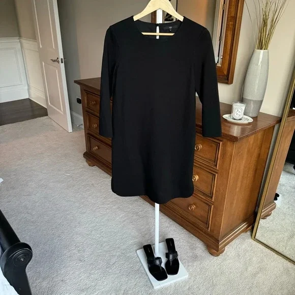 Tibi Black Crew Neck Dress - Picture 3 of 10